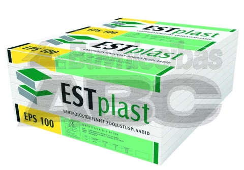 Fasādes polistirols EPS100 30X600X1000 20LOK/12m2/PAK-MAZĀ PAKA