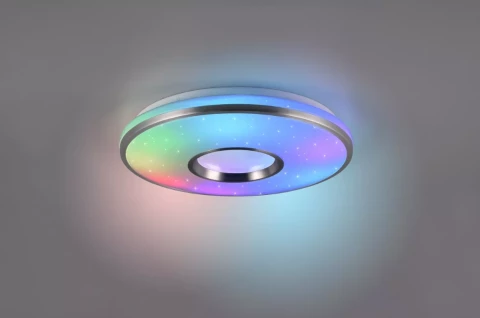 Plafonlampa griestu LED SMD 21W 2200lm 2700-6500K IP20 D39cm Trio REALTA R64401005