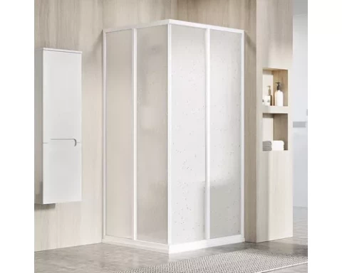 Ravak Dušas kabīne SRV 2-90 195 S Balts/Pearl, viena daļa, 14V701O211