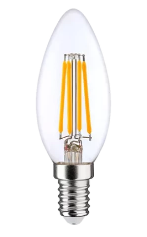 Spuldze LED C35 6W E14 3000K 600lm LEDURO Dimmable