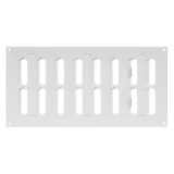 Решетка металлическая, 300x150mm, регулируемая, белая