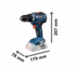 CORDLESS DRILL/DRIVER GSR 18V-55 without battery and charger, BOSCH 06019H5202