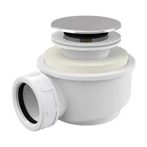 Zemais dušas vannas sifons klik-klak korķis D50x40