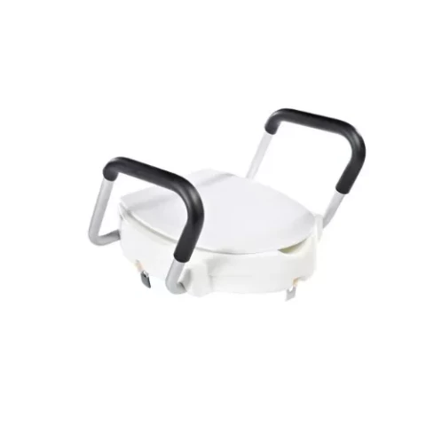 Ridder A0072001 Toilet Seat Riser with Arm Rests White