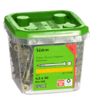 Skrūve kokam ESSDRIVE 4.5x40mm CS 200gab/iep., ESSVE 137106