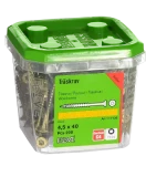 Skrūve kokam ESSDRIVE 4.5x40mm CS 200gab/iep., ESSVE 137106