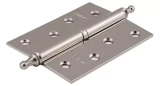 Brass hinge 100x75x2,3 mm, right, satin chrome