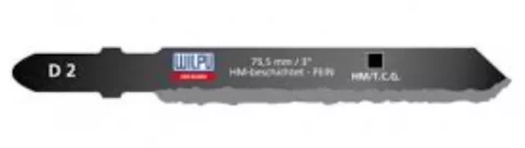 Figūrzāģa asmens D 2, 3gab/iep., WILPU