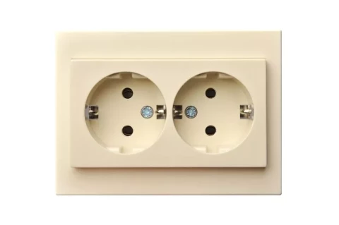 LIREGUS EPSILON sand  socket double with side earth