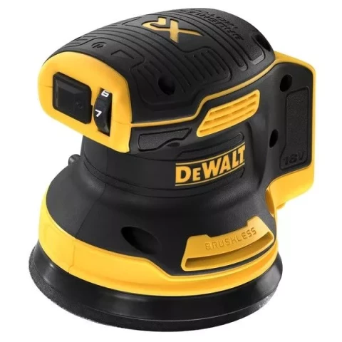 Akum. Orbitālā slīpmašīna DCW210N-XJ  18V 125mm b/a un lādētāja, DEWALT