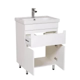 Aqua Rodos OMEGA FRAME 60 Bathroom Vanity Unit with Washbasin, White