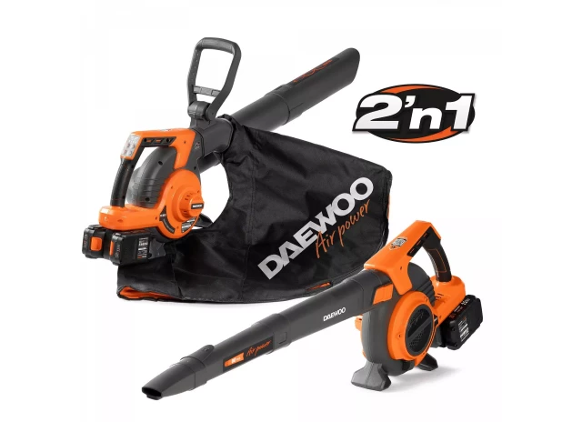 Akum. Lapu pūtējs - sūcējs DABL 9042Li SET 21V 2x2.5Ah 4.9kg DAEWOO