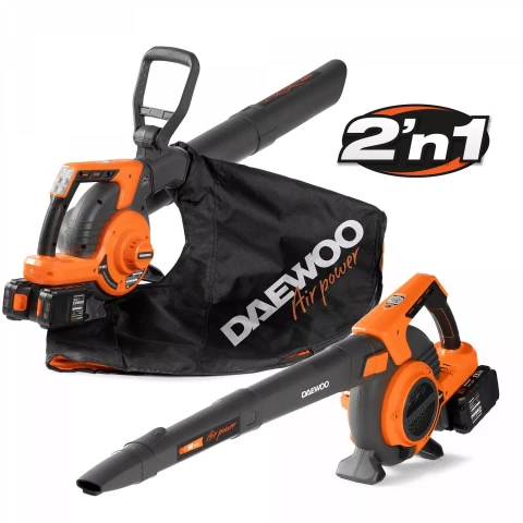 Daewoo leaf blower vacuum 21V 5Ah 4.9kg