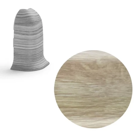 Grīdlīstes NGTZD4 PVC kabeļiem  stūris ārējais,ozols vasaras