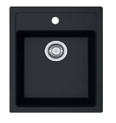 FRANKE virtuves izlietne SID 610-40 430x530mm Tectonite Carbon ar ventili 114.0500.019