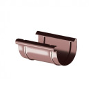 Gutter Connector, D100, Brown, Gamrat, PVC