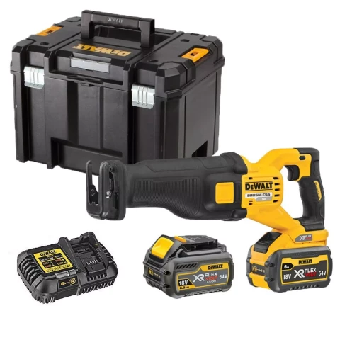 Пила сабельная DeWalt FlexVolt DCS389T2-QW; 54 V; 2x6,0 Ah аккум.