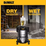 Stainless steel dust separator, 38L, DeWALT DXVCS003