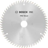 Stacionārā ripzāģa griešanas disks kokam PRO Wood 216x30x2.8mm T60 BOSCH 2608640642