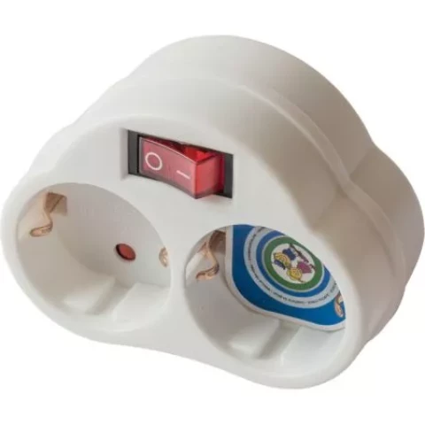 Sadalītājs 2-viet ar slēdzi