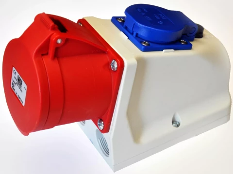 PCE Wall socket 32A 5р. 400В + 16A 5p. 230V IP-44