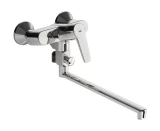 Oras vannas/dušas maisītājs SAGA ar grozāmu 30cm izteku, hroms, 3942Y HG71402000