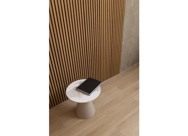 Lineārie sienu paneļi Classic MDF PET 28.5x270cm black/natural oak (0.77m2)