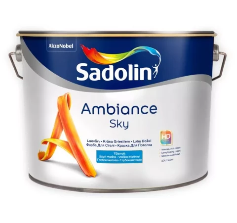 Sadolin AMBIANCE SKY 10L Глубокоматовая краска для потолка