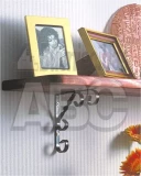 Ornamented bracket 100x100 black