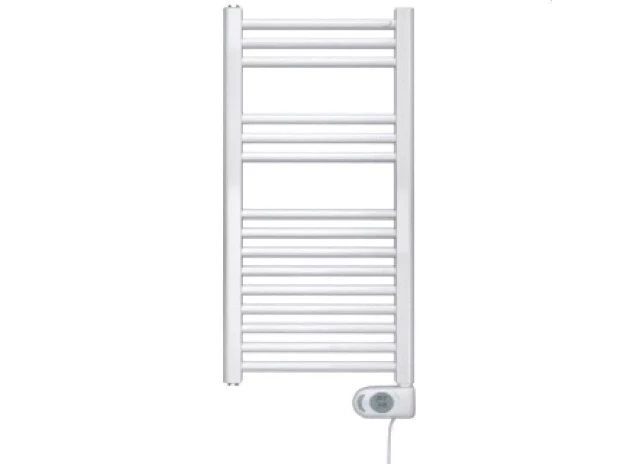 Zehnder Aura electric towel radiator, 786 x 400 mm, white