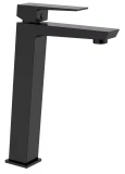Sink mixer PAROS black, tall