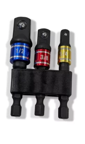 Uzgaļu adapteri HEX uz 1/4, 3/8 1/2 TAMO