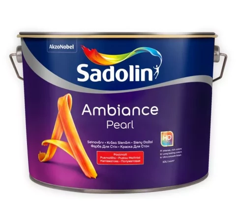 Sadolin AMBIANCE PEARL BW 2.5L Pusmatēta krāsa sienām