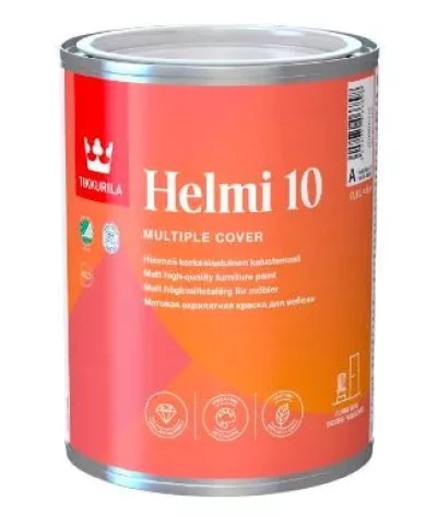 Tikkurila Helmi 10 A 0.9L матовая краска для мебели