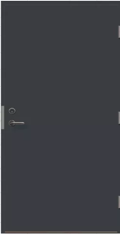 Durvis ugunsdrošas FD09 EI30/Rw38dB pelēkas 10x21 RAL7016 LAB