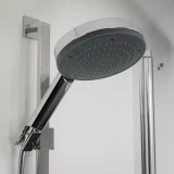 ITEMS shower set "Rain", 19cm, chrome