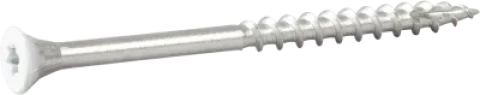 Fasādes skrūve ar konisku galvu Balta 4,4X65 A4 250gab ESSVE 537165
