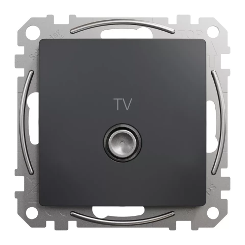 SEDNA TV ligzda gala 4dB antracīts SDD114471