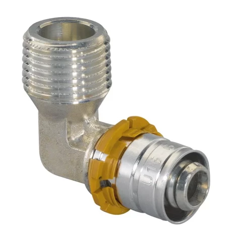 1014732 Uponor presējamais  līknis 90° met., 20-3/4 a.v.