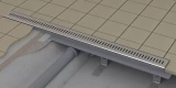 Ravak dušas kanāls Zebra 850 plastmasa + ner.tērauda reste X01434