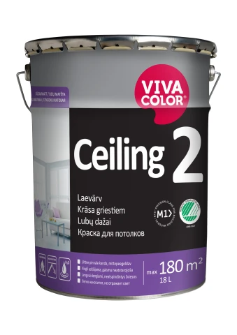 VIVACOLOR GL Ceiling 2 A 18L Deep matt ceiling paint