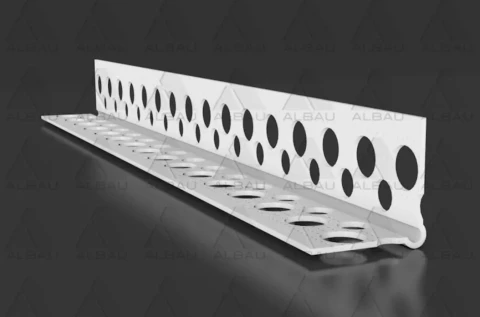 Stūra šina PVC 22-25/22-25 3m ģipškartonam VWS xx