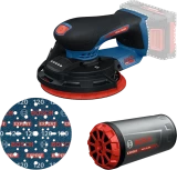 Cordless Random Orbital Sander EXPERT EXEX 18V-150-5, 150 mm CT, without battery and charger (Bosch 601372901)