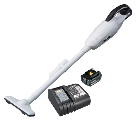 Akum. Putekļu sūcējs DCL180SFW 18V 3.0Ah, balts, MAKITA