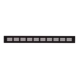 grille aluminium, 40x500mm, bronze