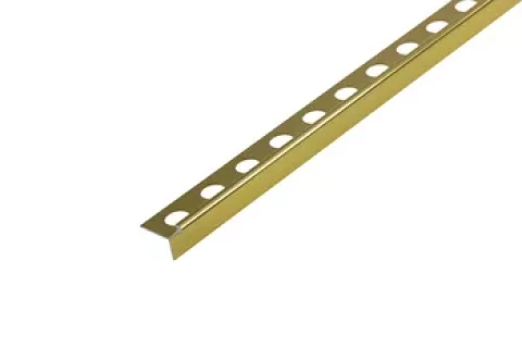 FLĪŽU LĪSTE METĀLA Y 12MM, anodēta alumīnija zelta