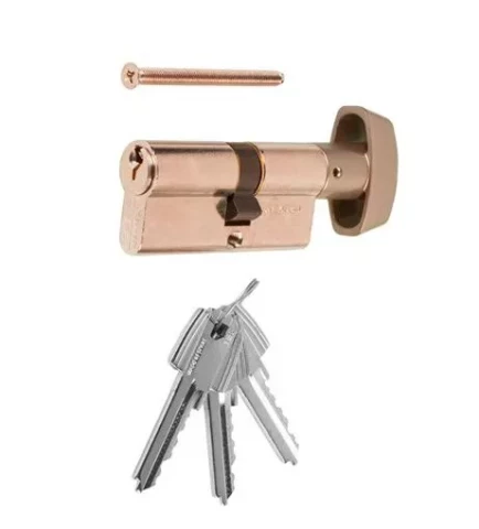 Cilindrs ar rokturi 40/40mm  TESA Misiņš