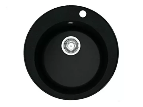 FRANKE virtuves izlietne ROG 610-41 Fragranīta Onikss D51cm, ar ventili 114.0199.718