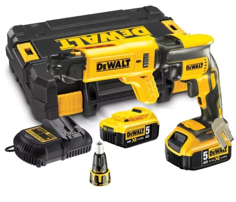 Akum. Skrūvgriezis reģipsim DCF620P2K-QW XR 18V 5.0Ah, DEWALT