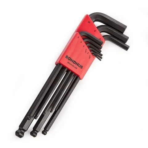 Набор ключей 6-гранных, 1,5-10мм, 9шт, BLX9M, 10999 Bondhus